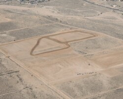 "Someday" arrived without warning on Saturday, May 7, 2022. Construction equipment cleared the AAAA launch field and more for a subdivision of new houses near Northern and Unser in Rio Rancho. The ballooning community has enjoyed the use of this field for decades. (Photo by Ian Whitling)